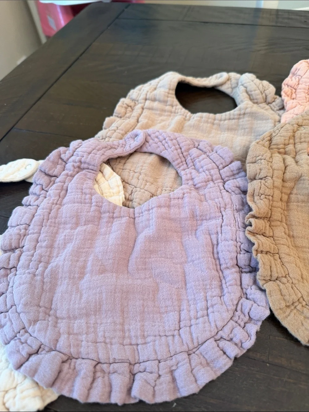 Baby girl bibs